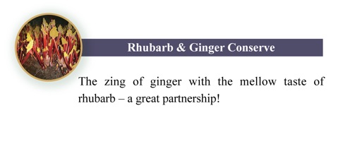 Rhubarb&Ginger Conserve